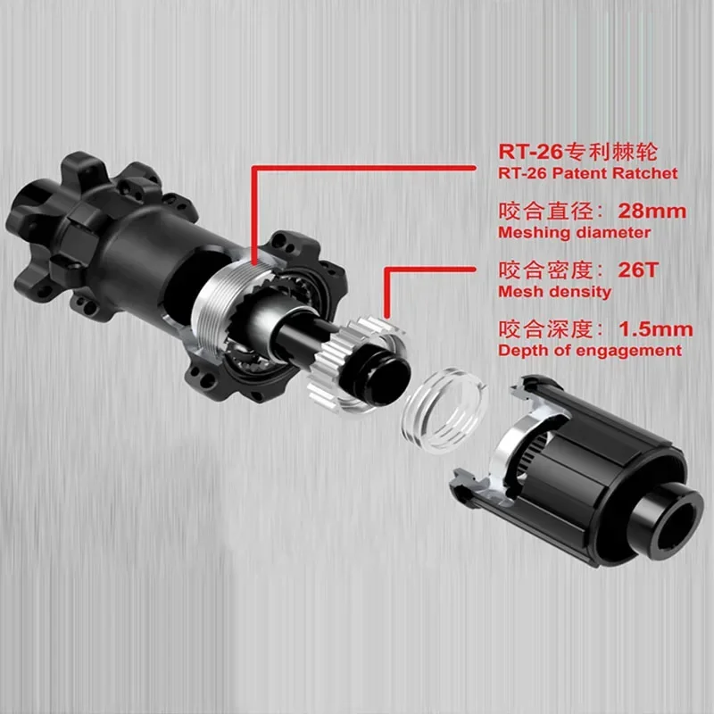 12 v micro spline Ratchet hubs for Shimano ALIVIO M3100 deore M5100 M6100 xtr M9100 rear 12x148 boost 32 holes hub k7