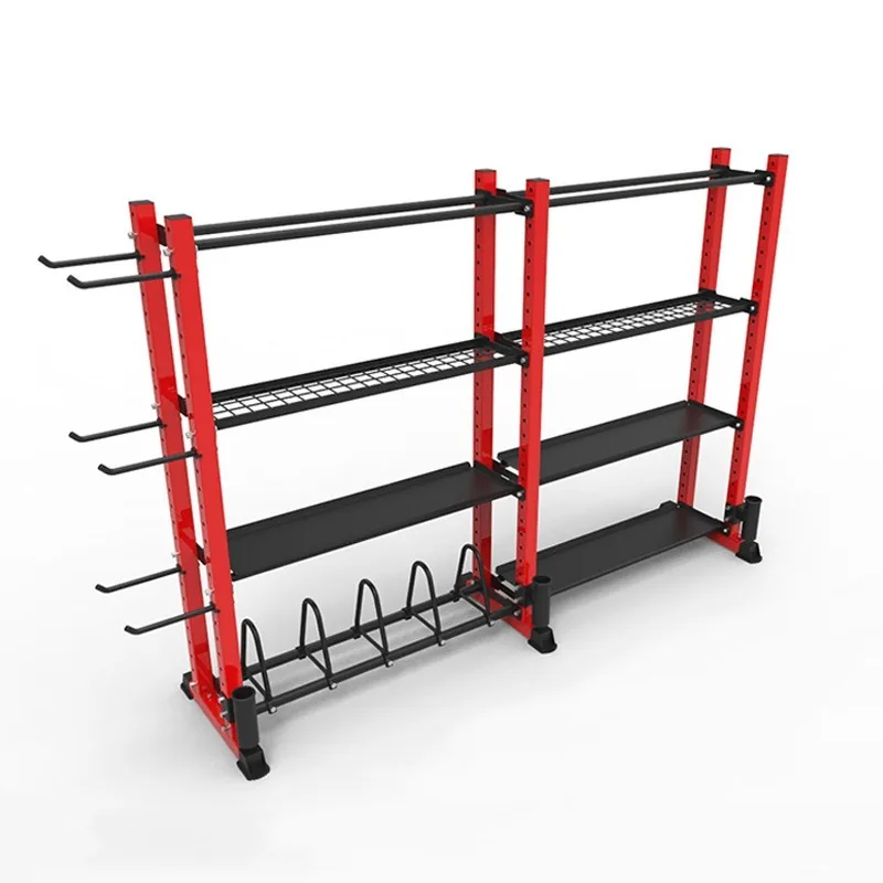 Dumbbell Rack And Weight Plate Storage Rack Sturdy Steel Structure Safe Non-Slip Design For Commercial Gym And Home Gym Workout