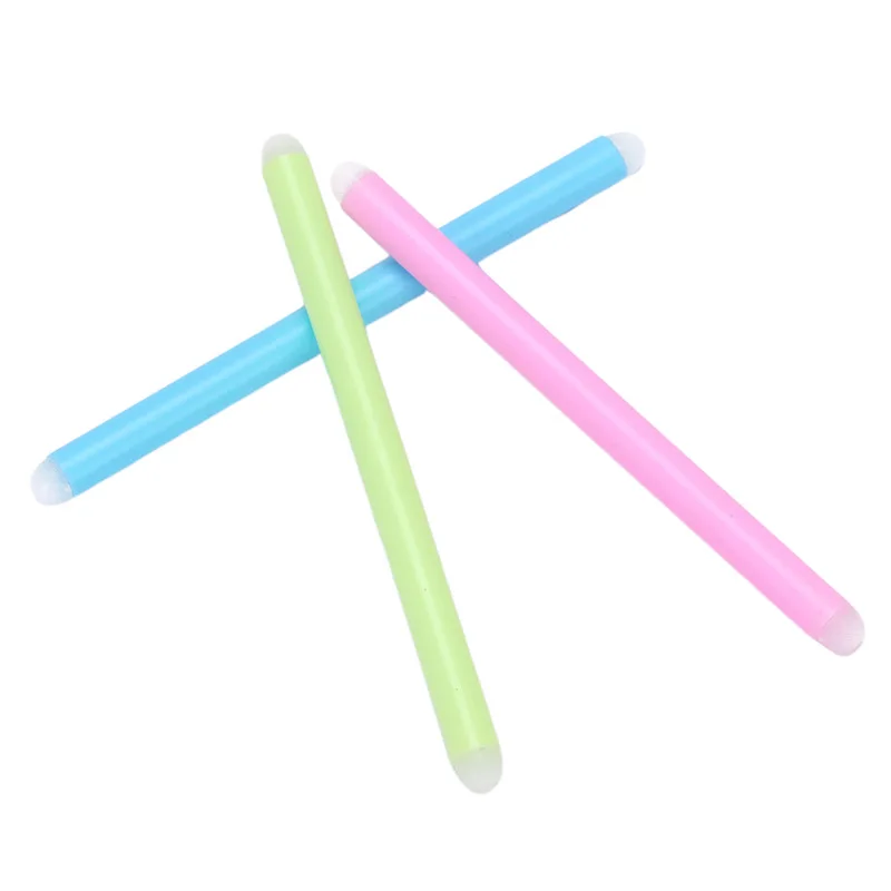 New Erasable Pen Special Eraser Rubber Stick Creative Stationery School Office Supplies Cute Cartoon Children Learning Gifts 6pc
