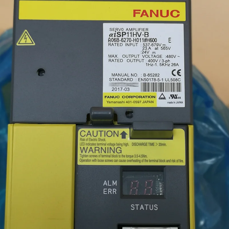 

Fanuc servo amplifier A06B-6270-H011#H600 NEW warranty 12 months A06B-6270-H011 H600