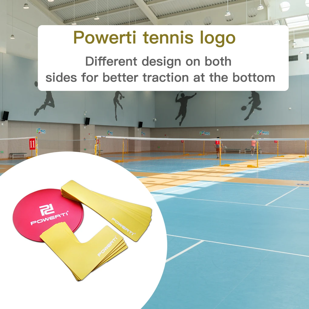 Tennis Grondmat Waterdichte Siliconen Non-Glijbaan Speeltuin Signaalaccessoires Sticker Voor Indoor Outdoor Basketbal