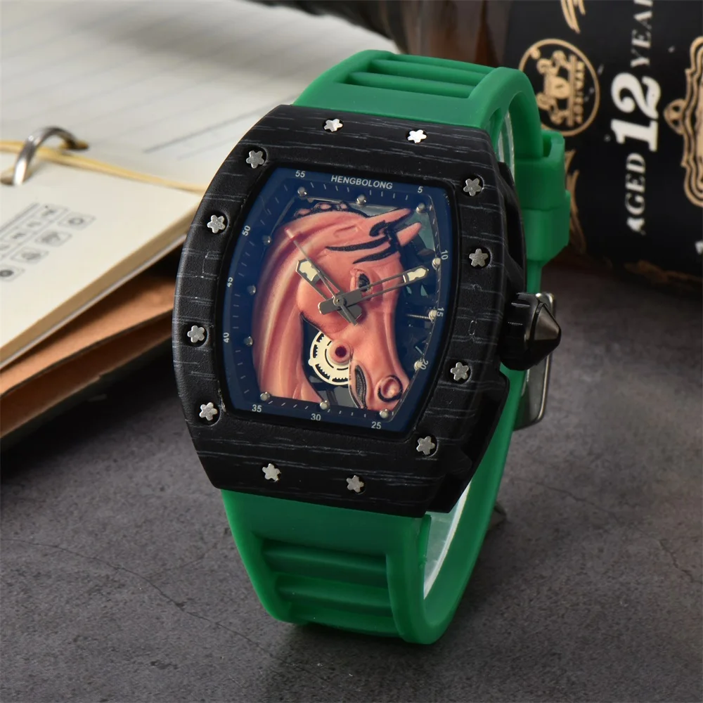 New Fashion Double sided Hollow New Manufacturer Wholesale Wine Bucket Fashion quartz Watch Male