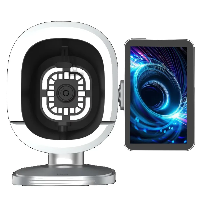 Portable New 2 in 1 Hair Scalp Detector & Ai Face Skin Diagnostics Analyzer Facial Skin Analysis Machine with 18 Languages