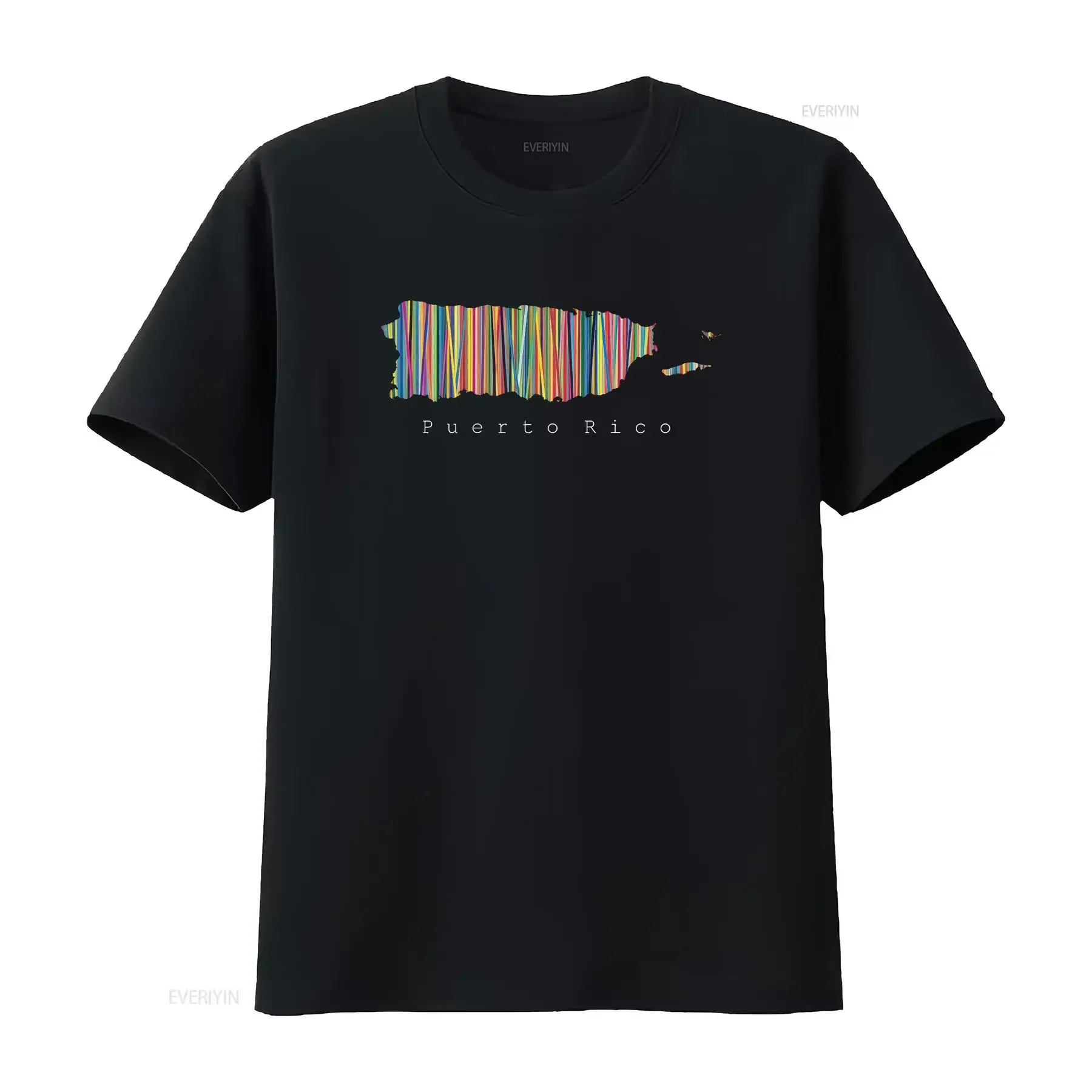 Puerto Rico Multicolor By Franelas CSS Puertorican Camiseta de T Shirt vintage Washed designer clothes Stretched