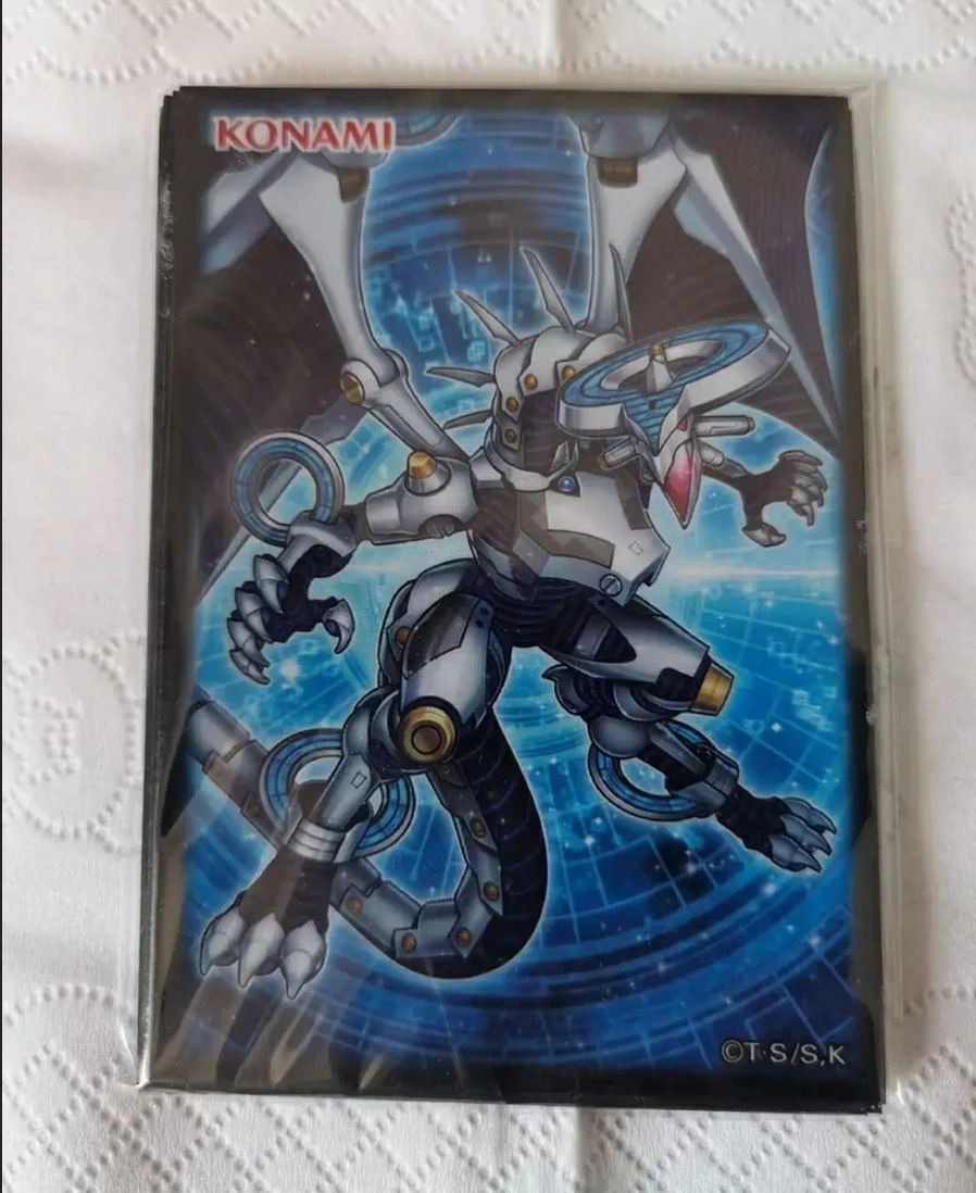 

10 шт. Yugioh KONAMI Дуэль Монстры брандмауэр Дракон официальная коллекция герметичные защитные рукава для карт Duelist