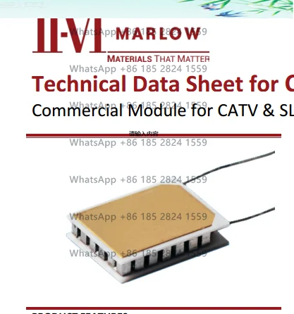 American Marlow Micro Electronic Refrigeration Sheet CM23-1.9 Series 8.18X6.02X1.65MM