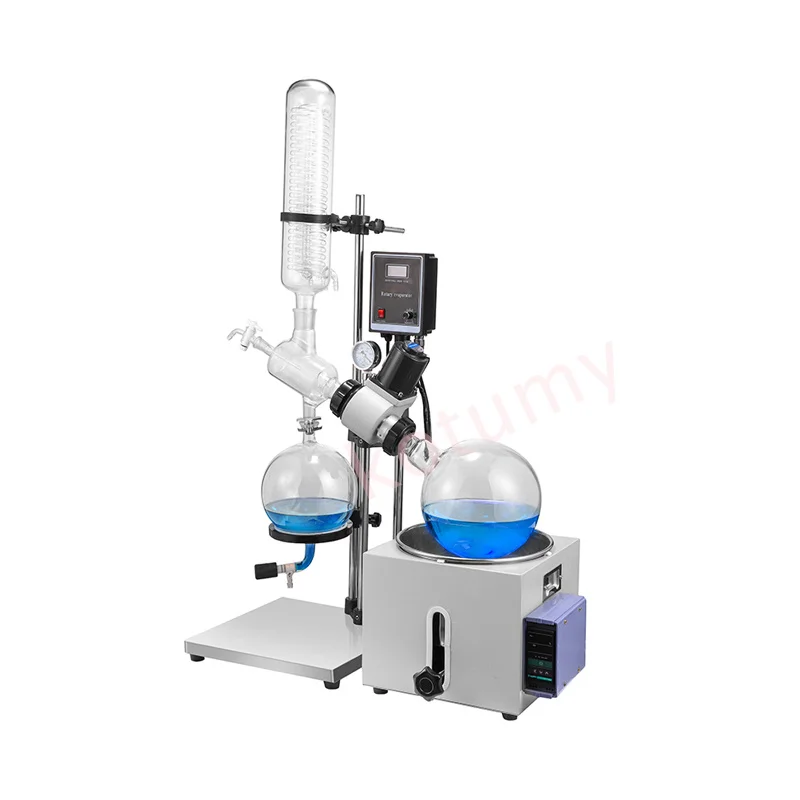 2L Rotary Evaporator Rotavapor Lab Equipment RE201D 110/220V Suitable Industrial Production/Petroleum Industry/Food Agriculture