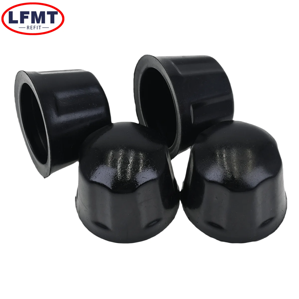 ATV Go Kart Quad Bike 4 Wheel Motorcycle Accessories 4Pcs/lot Rubber Dust Nuts Covers Dust Protector For 50cc 70cc 110cc 125cc