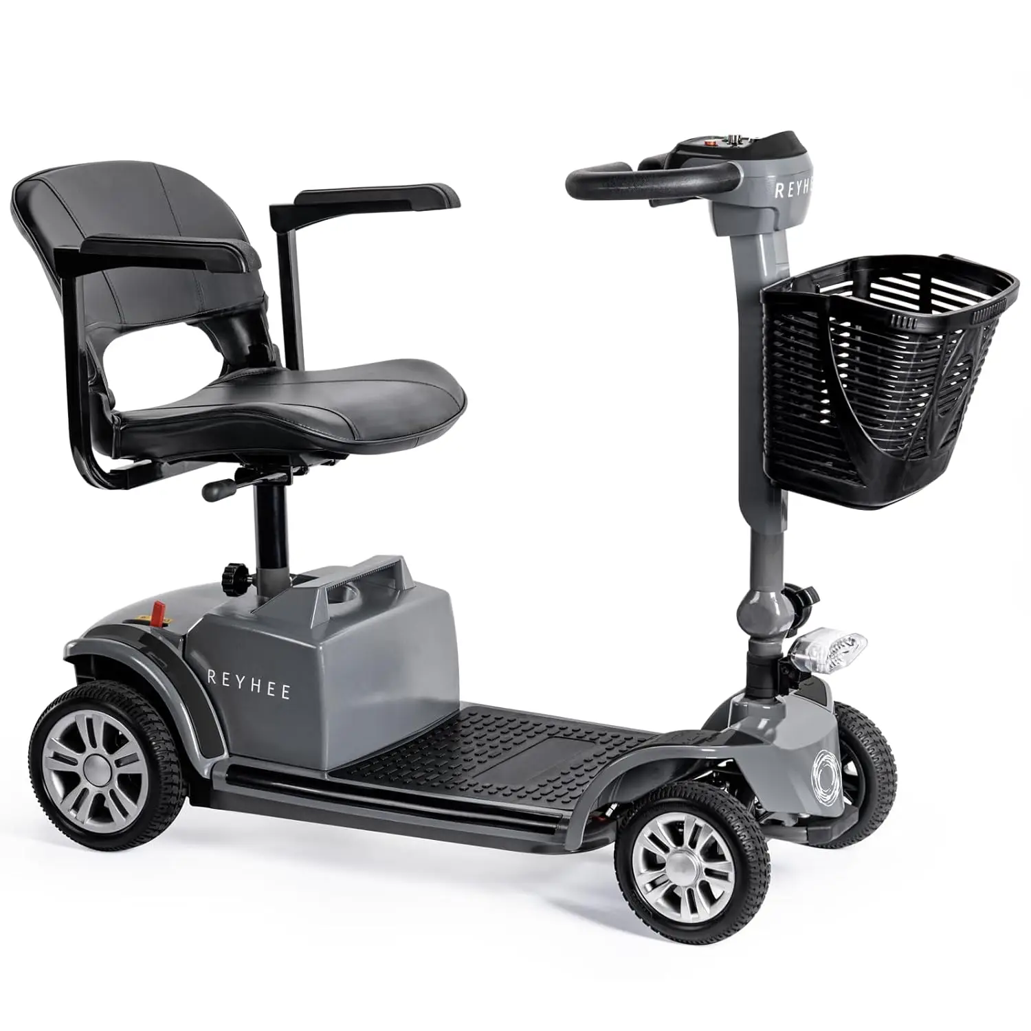 

Cruiser Powered Folding Mobility Scooters with Lengthened Legroom, 3.75MPH Max Speed & 15 Miles Range, 180W, Customized