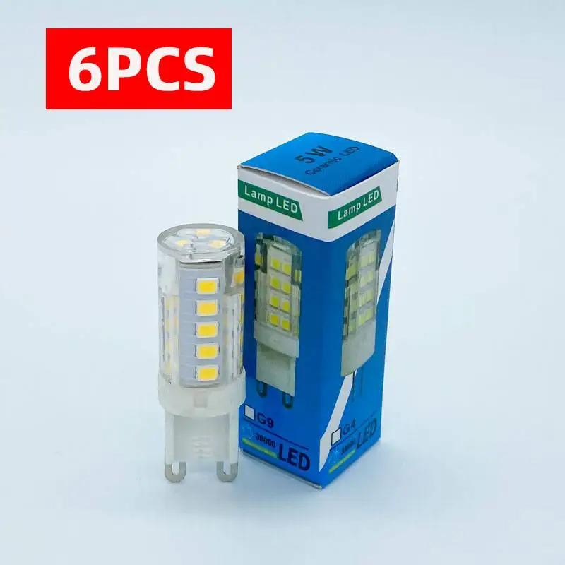 

G9 LED Lamp 220V Led Bulb 5W SMD 2835 33leds Lampada LED 360 degree Beam Angle led spotlight Bulb