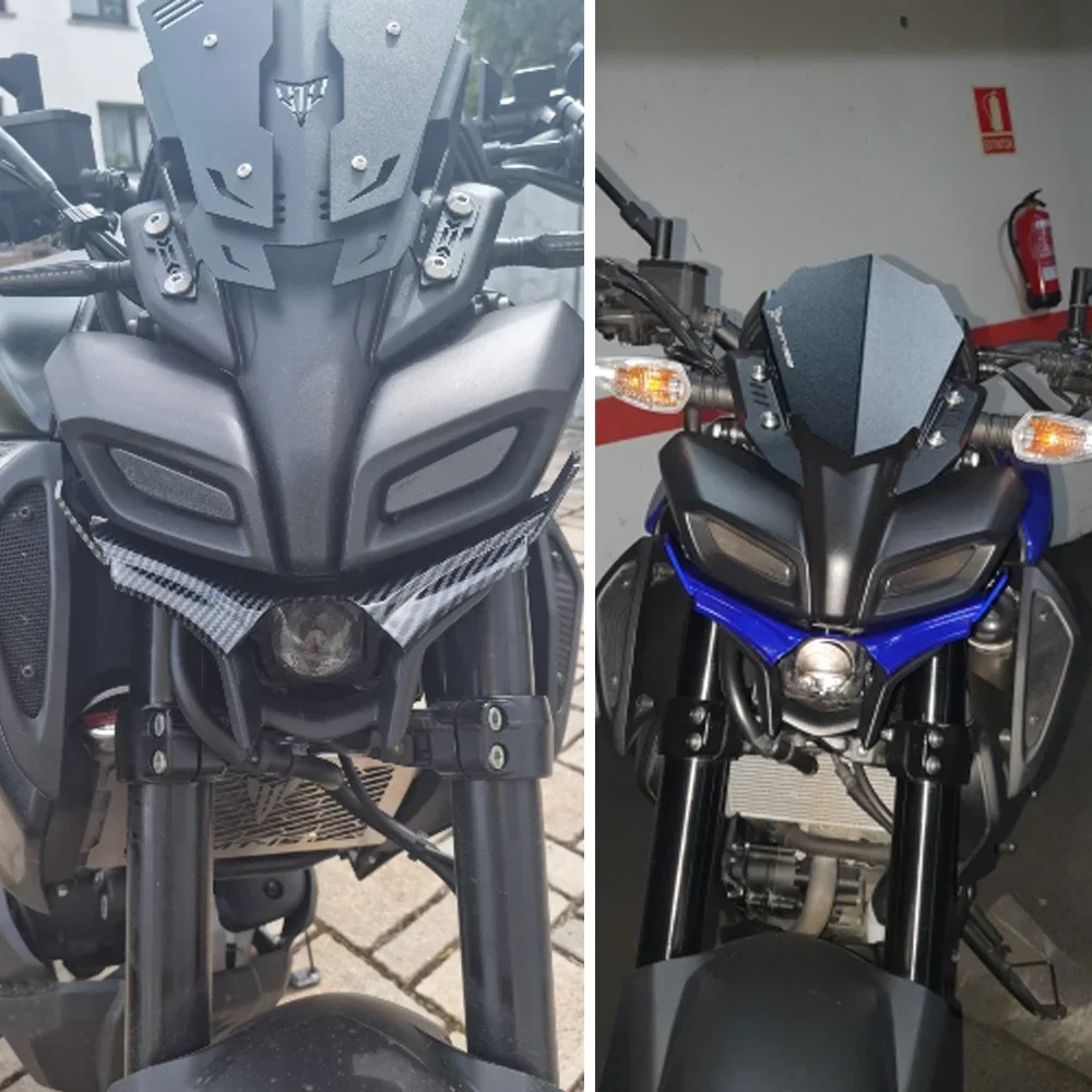 MT-125 Winglets Wing Cover Aerodynamic Spoiler Protector Beak Front Fairing For Yamaha MT 125 2020 2021 MT125 Accessories Motor