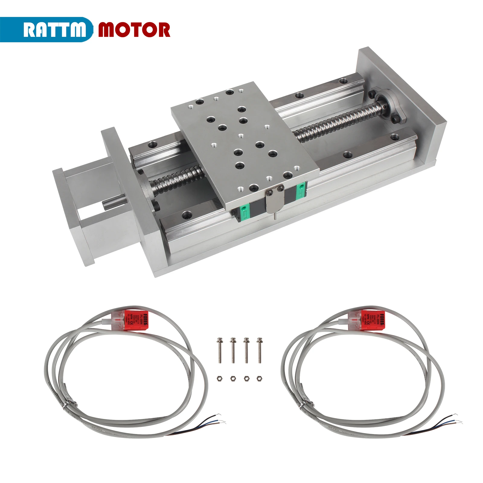 150mm Width ZBX150 200mm CNC Linear Guide Motion Actuator Table Large load bearing capacity + limit switch