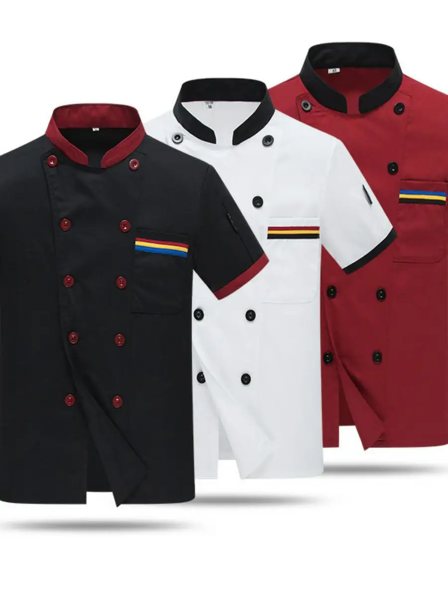 

Lightweight Chef Work orm ort Sve Summer Thin Chef Clothes Long Sve Spring Autumn Men Women Breathable Dining Kit...