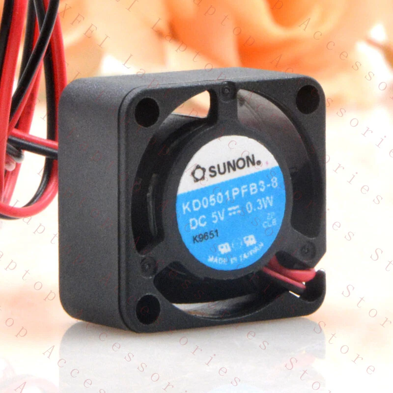 D  1PC KD0501PFB3-8 Cooling Fan DC5V Brushless 3Pin 20x20x10mm New
