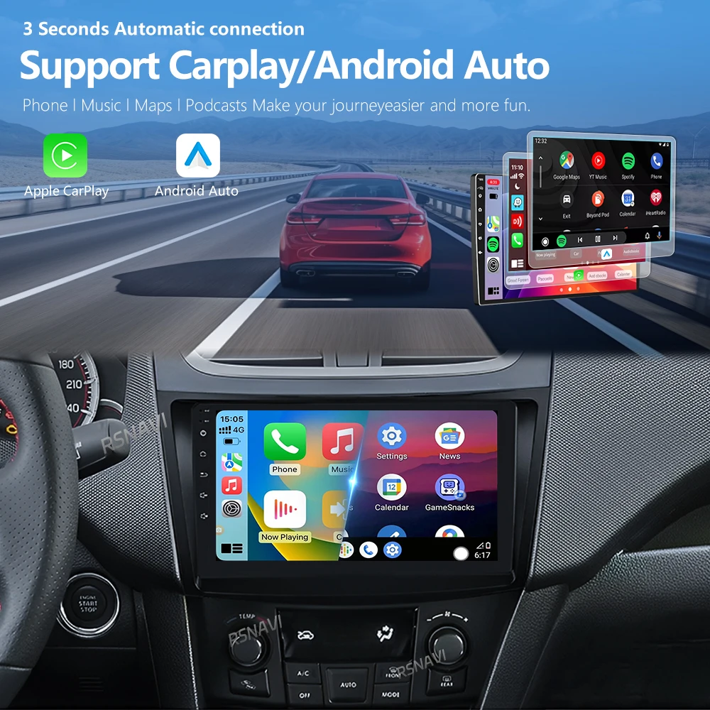 Android 16 Carplay Auto 2K Screen Car Radio Multimedia For Suzuki Swift 4 2011 -2016 2017 WIFI+4G DSP Autoradio Stereo Head Unit