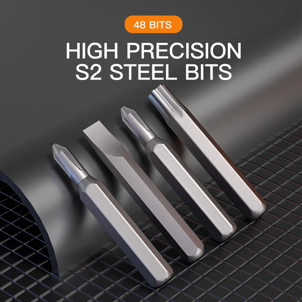 51 in 1 Precision Screwdriver Set Magnetic Drill Bit Hex  DIY Removable Set  Home PC Mobile Phone Repair Gift Hand Tool