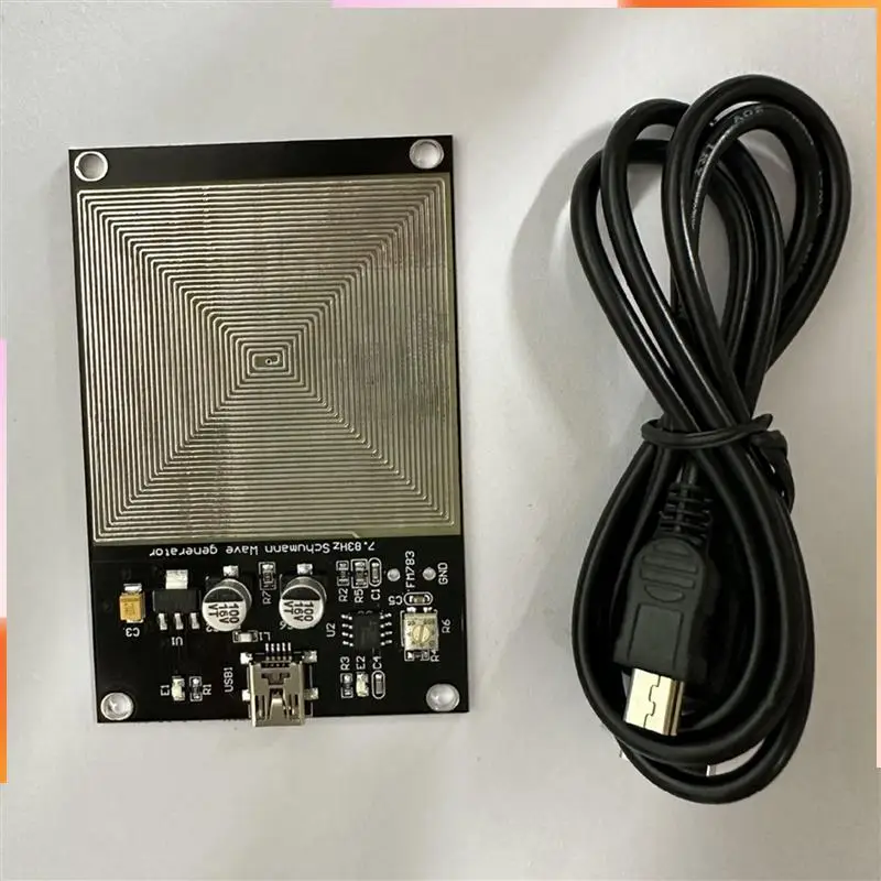 

A92Z 3X FM783 5V 0.1A 7.83HZ Mini USB Schumann Resonance Wave Generator Ultra-Low Frequency Generator Kit With USB Cable