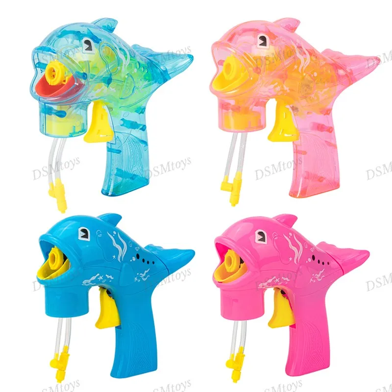 Máquina de bolhas autoabsorvente inercial, arma manual de bolhas, brinquedo infantil, atividade de interação pai-filho