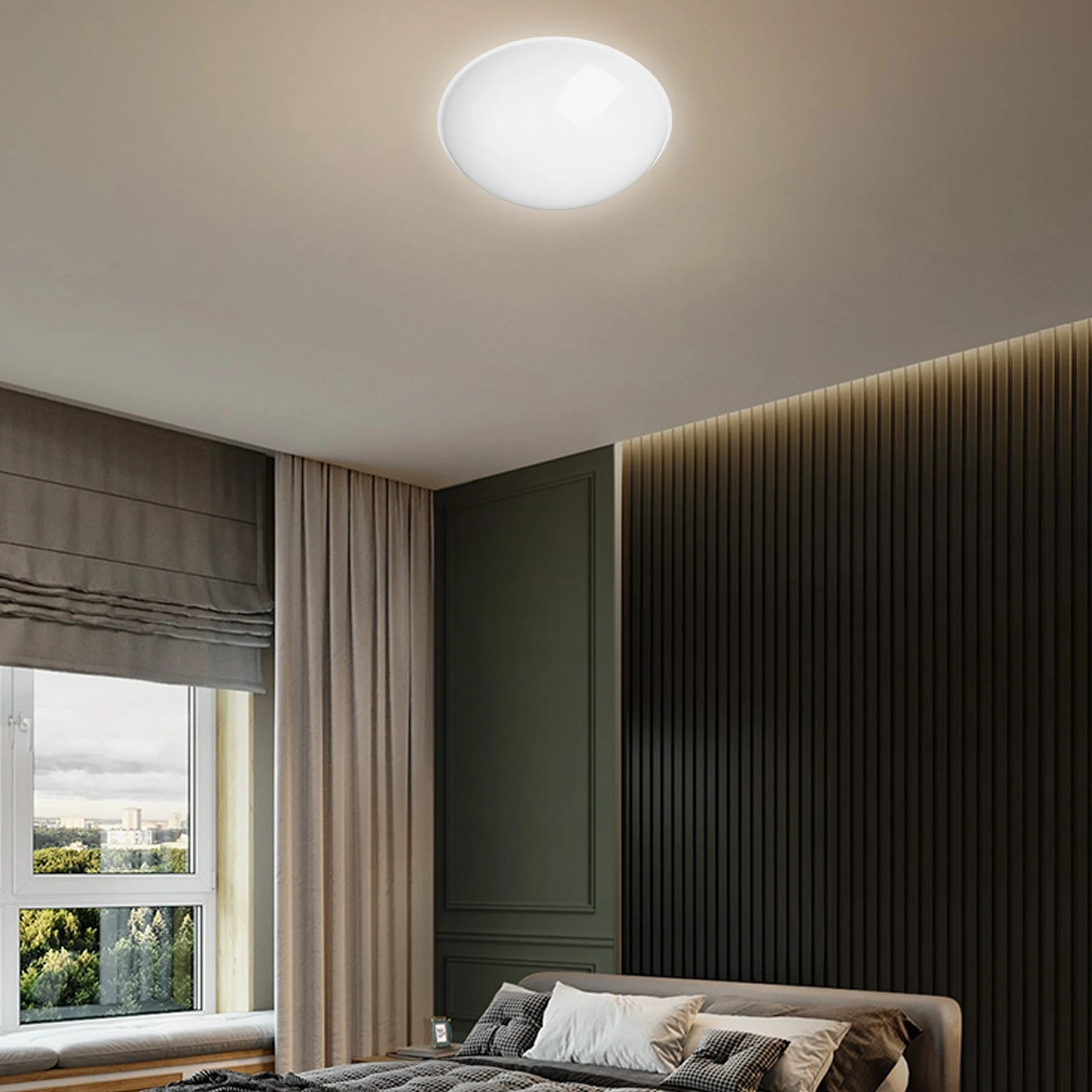 

1pcs Ceiling Light Cover Round Lamp Shade Diffuser Sturdy Durable Simple Bedroom Living Room Office Flush Mount Recessed Light