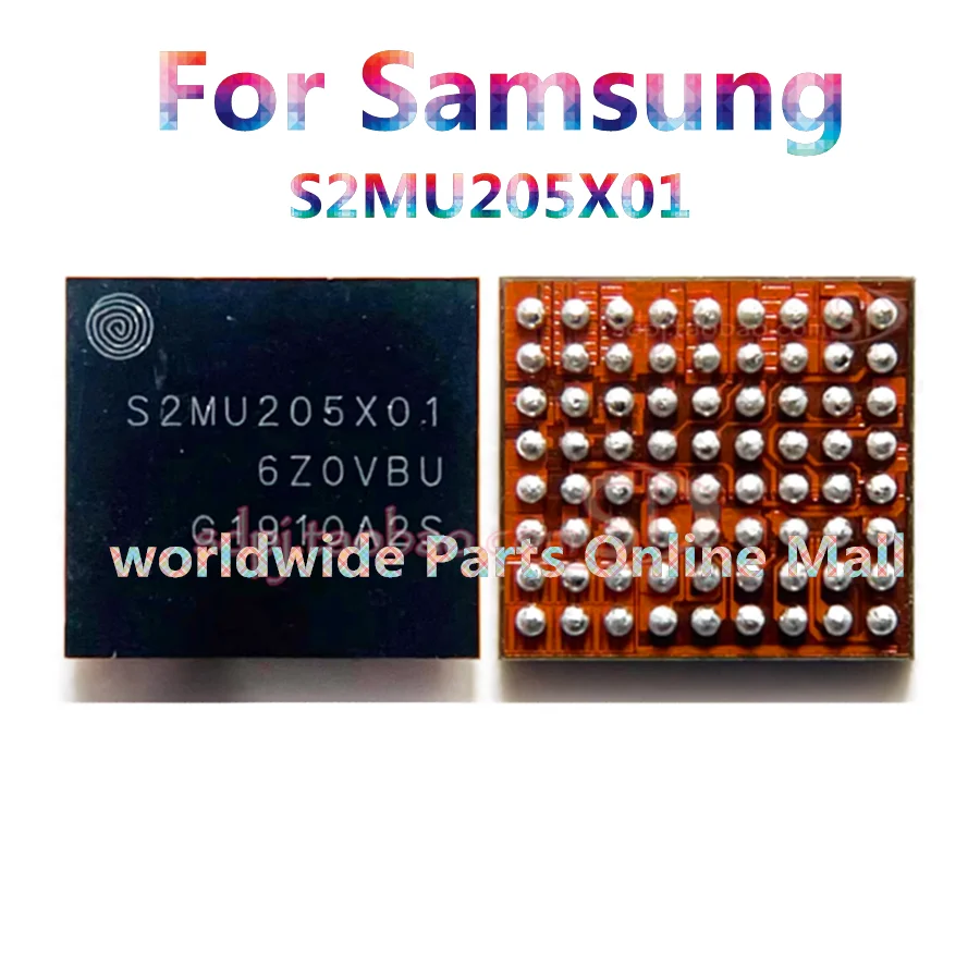 3pcs-50pcs S2MU205X01 MU205X01 Power Supply IC For Samsung A70 A10S Power Management Chip PM PMIC 72 Pins