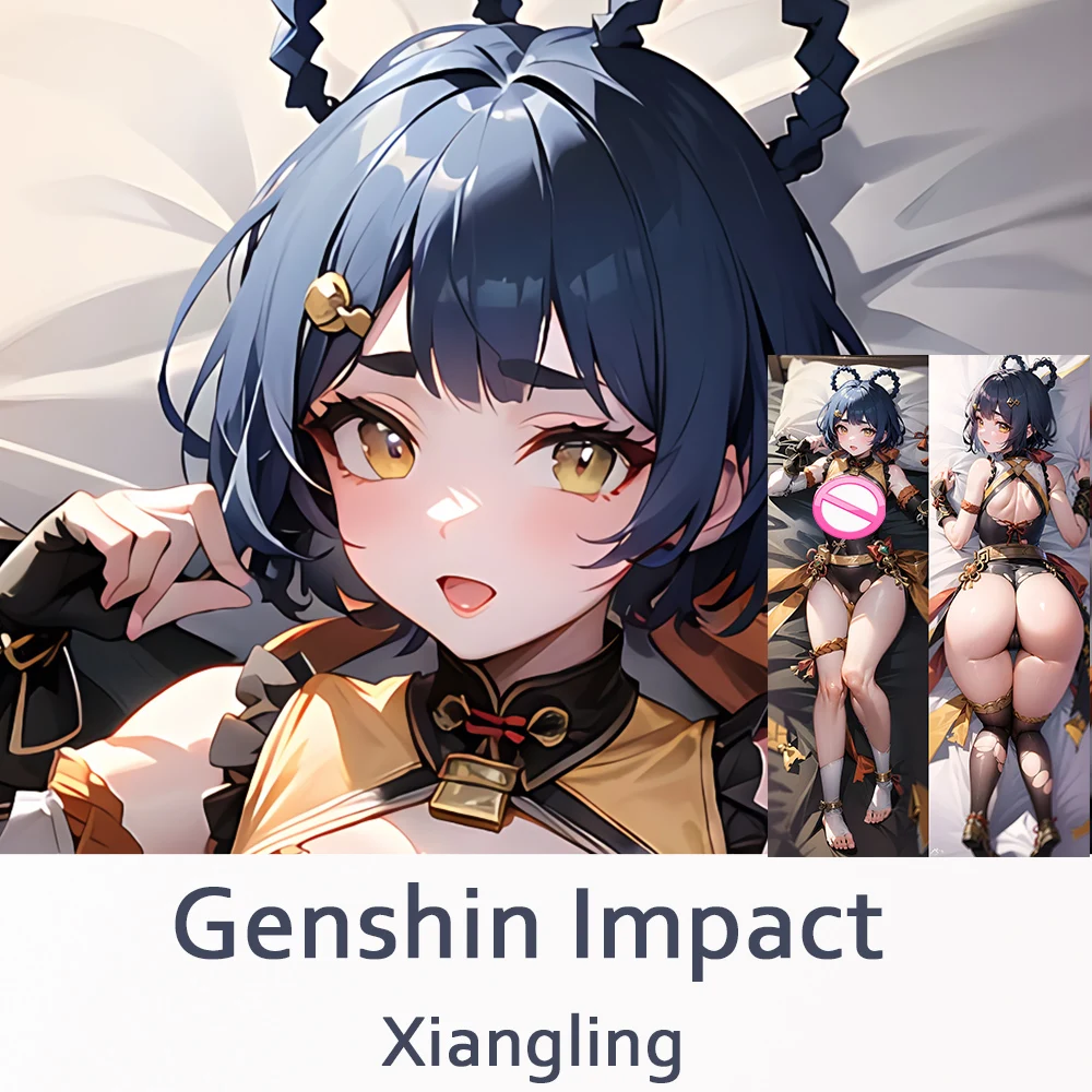 

Genshin Impact Xiangg Dakimakura Hing Body Case Xiang G Anime Game Otaku Pillow Cushion Cover Xmas Gifts