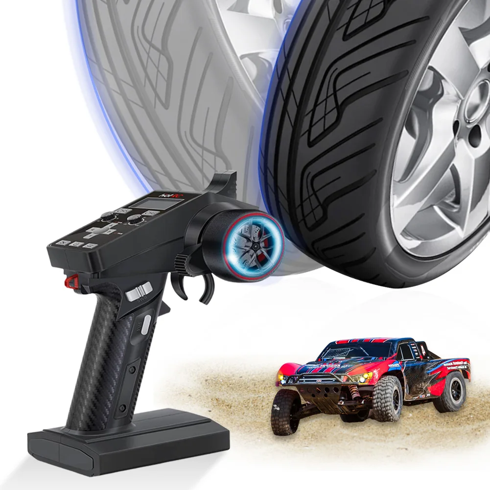 

6-канальный 2.4G RC-передатчик с приемником и ЖК-экраном, пульт дистанционного управления с защитой от помех, дальность 300 м для радиоуправляемых машин, краулеров, лодок