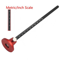 Wheel Marking Gauge - Woodworking Scriber - Wood Marking Tools With Inch & MM Scale - Parallel Line Drawing Mortise Measuring