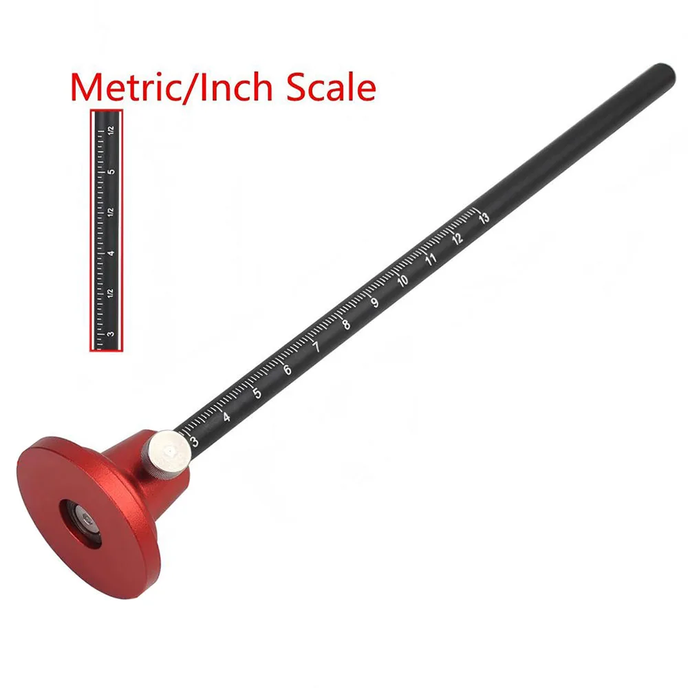 Wheel Marking Gauge - Woodworking Scriber - Wood Marking Tools With Inch & MM Scale - Parallel Line Drawing Mortise Measuring