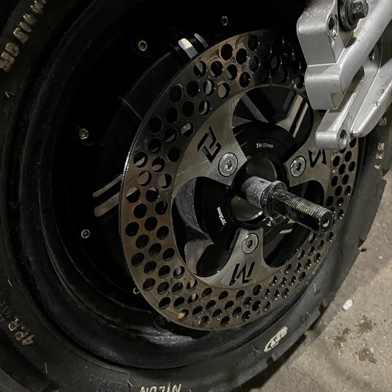 Universale 3 Fori 70mm Passo di Montaggio Moto Disco Freno Guarnizione Flangia Adattatore Distanziatore Per Yamaha Jog MBK Nitro Aerox BWS Stage6