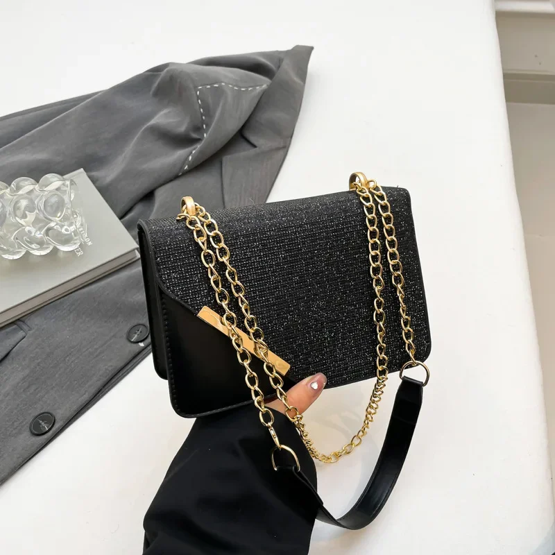 

Women's simple chain shoulder messenger bag versatile ins small square bag