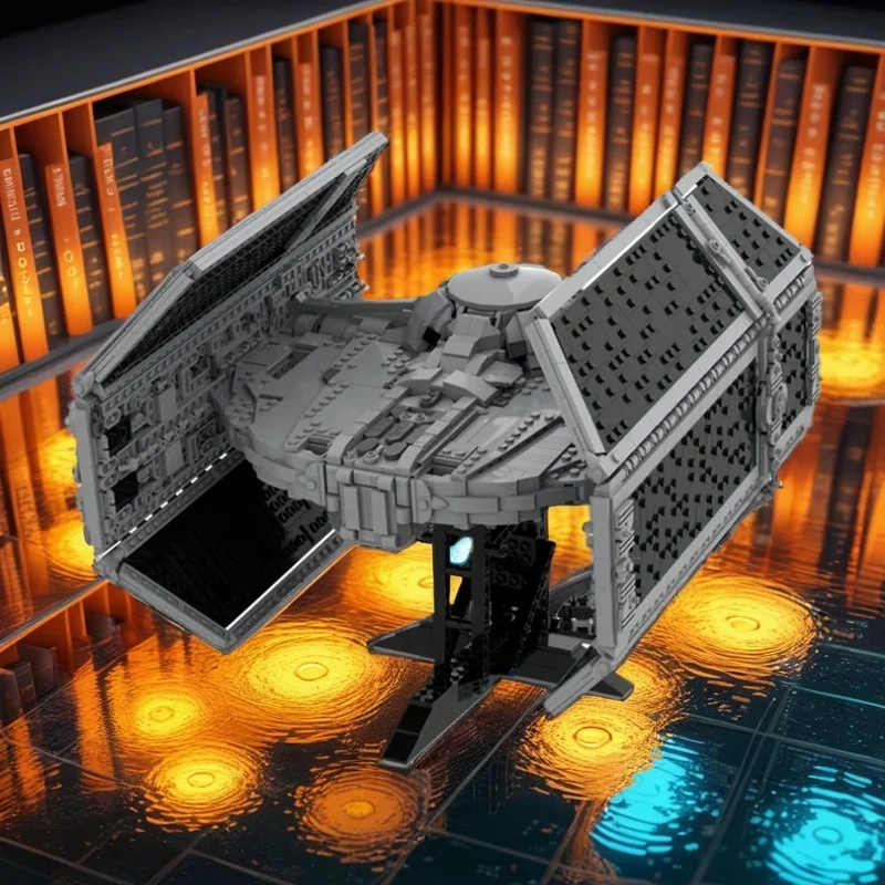 3444PCS MOC Space Battle Warrior S Tie Advanced X1 Model Custom Building Blocks DIY Creative Ideas Assembly Display Gift Home