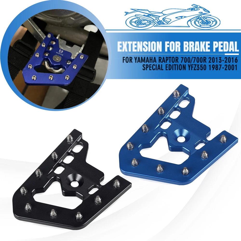 

Motorcycle Rear Foot Brake Pedal Lever Extension Extender For YAMAHA RAPTOR 700/700R 2013-2016 Special Edition YFZ350 1987-2001