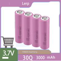 INR18650 30Q 3.7V 3000mAh 30A Li-Ion Rechargeable Battery: Quality-Assured, High-Drain Power for Flashlights