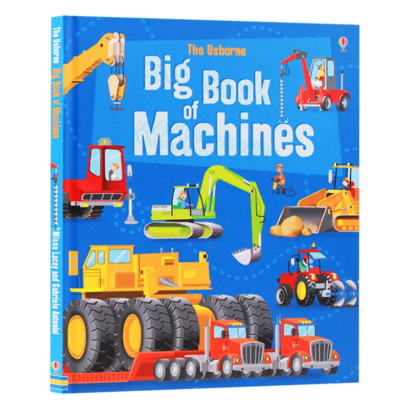 

The Usborne Big Book of Machines, Children's books aged 3 4 5 6, English picture book, 9781474928946