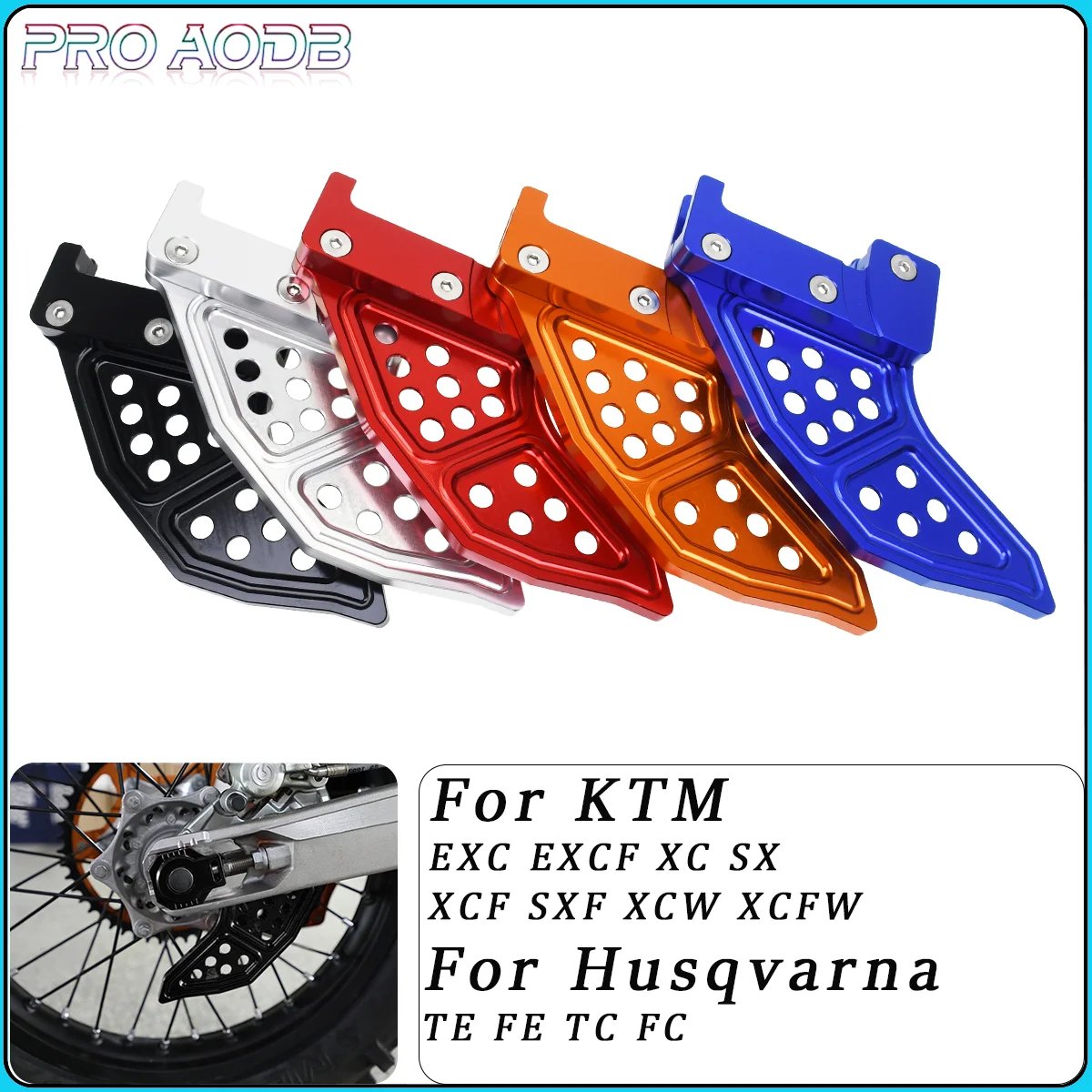 

Motorcycle Rear Brake Disc Guard Protector Cover For KTM XC XCF SX SXF EXCF EXC XCW XCFW 125 250 300 350 450 500 530 2004-2023