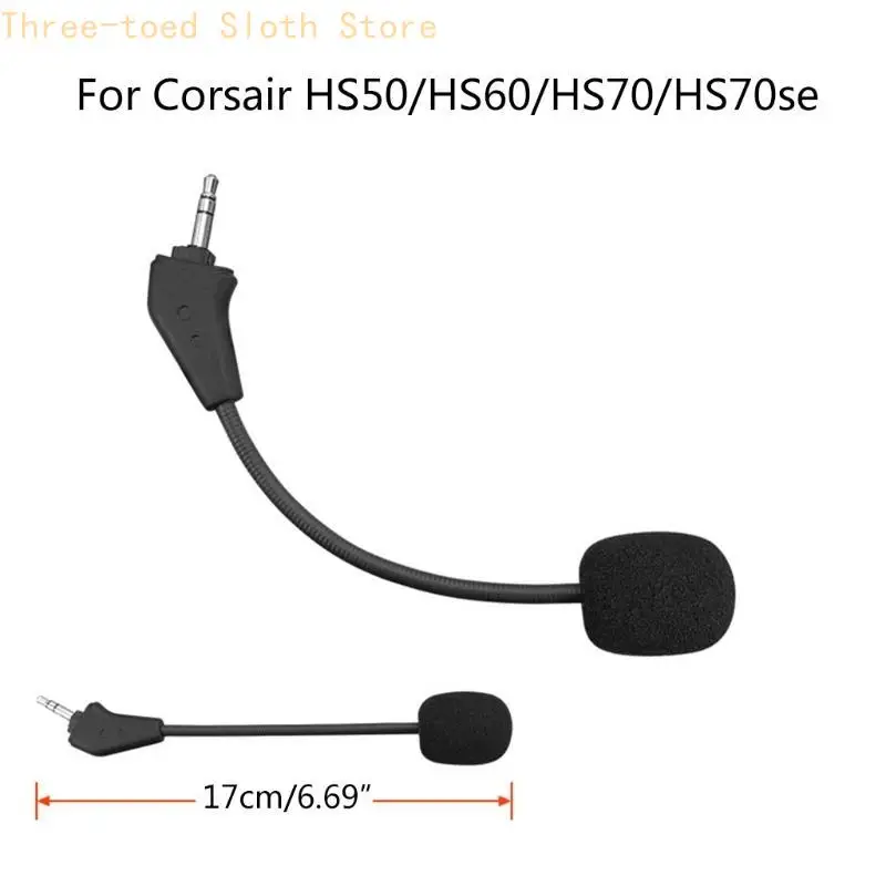 HS50 HS60 HS70 게임 헤드셋 게임 마이크 E74A 용 3.5mm 마이크
