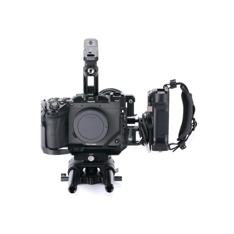 TILTA TA-T88-C-B Frame Set for Sony FX2, HDMI Clamp, Xeno Arca Baseplate, Power Grip & Record Control Cable