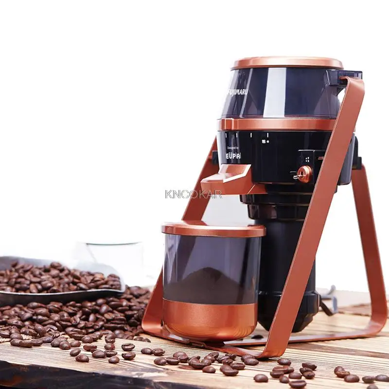 Fully-automatic Coffee Grinder Household Coffee Grinder Electric Conical Ceramic Knife 6 Files Adjustable Thickness Coffee Mill
