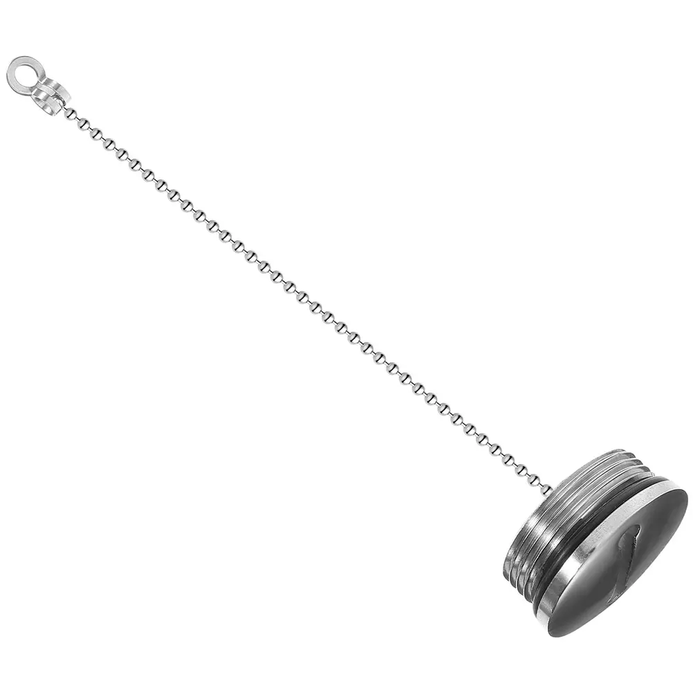 

Stainless Steel Tank Cap Durable Chain Boat Gas Lid Accessories Marine Parts 58mm Fits Oil Tank Cap Most Models