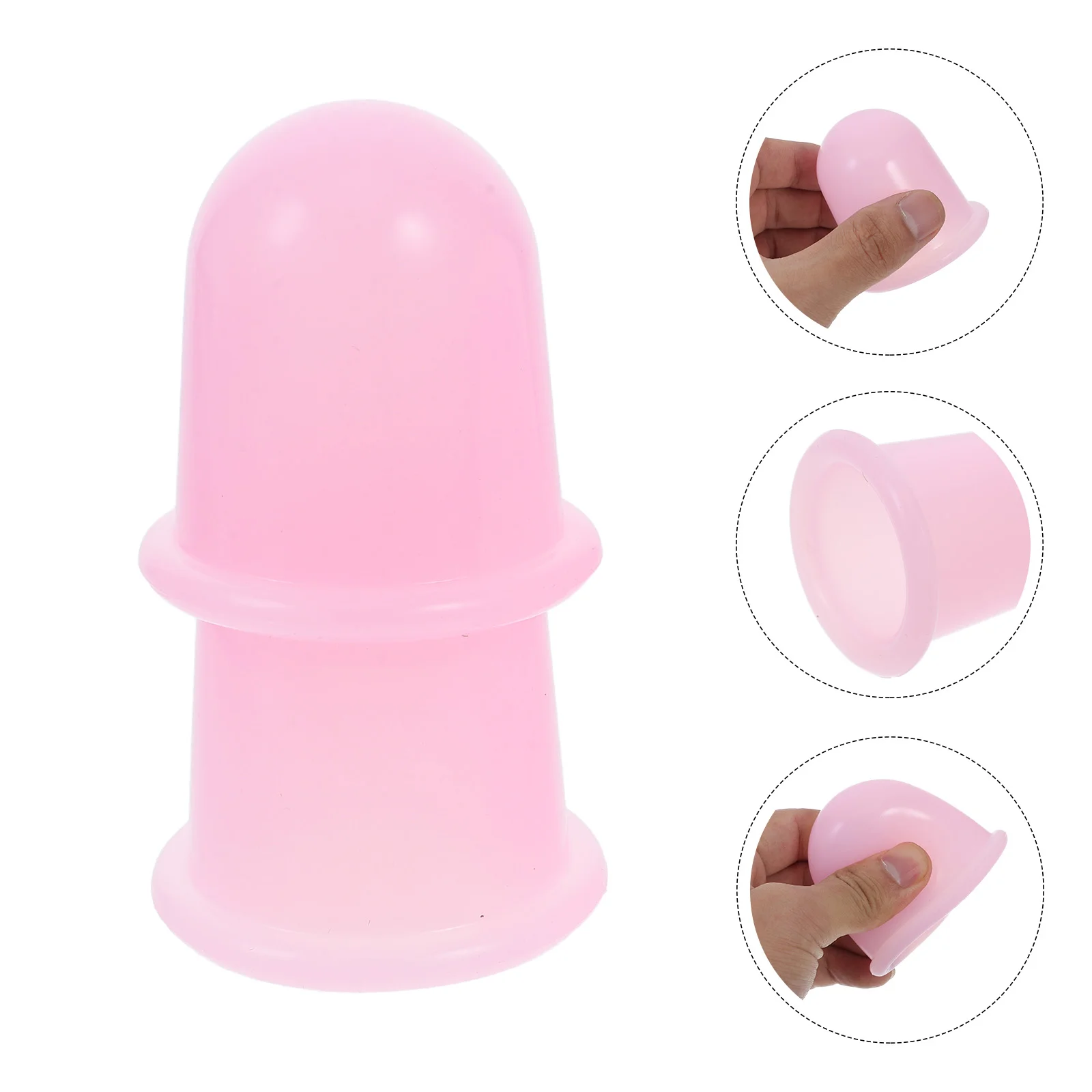 

4 Pcs Cupping Device Tool Vacuum Suction Cups for Body Sculptings Tools Silicone