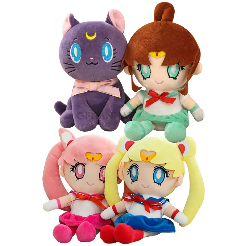 

Japan Anime Sailor Moon Plush Toys Tsukino Usagi Kaiou Michi Stuffed Doll Girlish Room Decor Stuffed Kawaii Gifts For Girlfriend