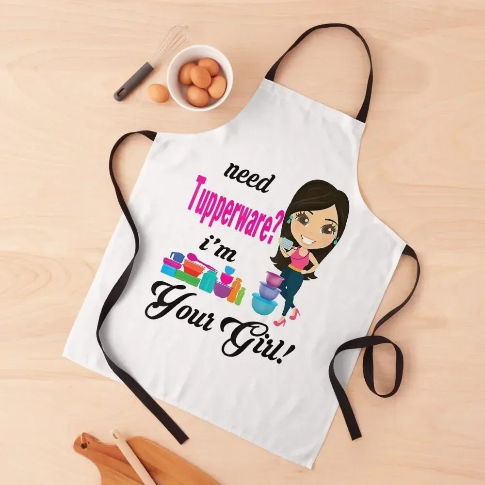 

Need Tupperware I'm Your Girl Apron with personal logo Kitchen Items Apron