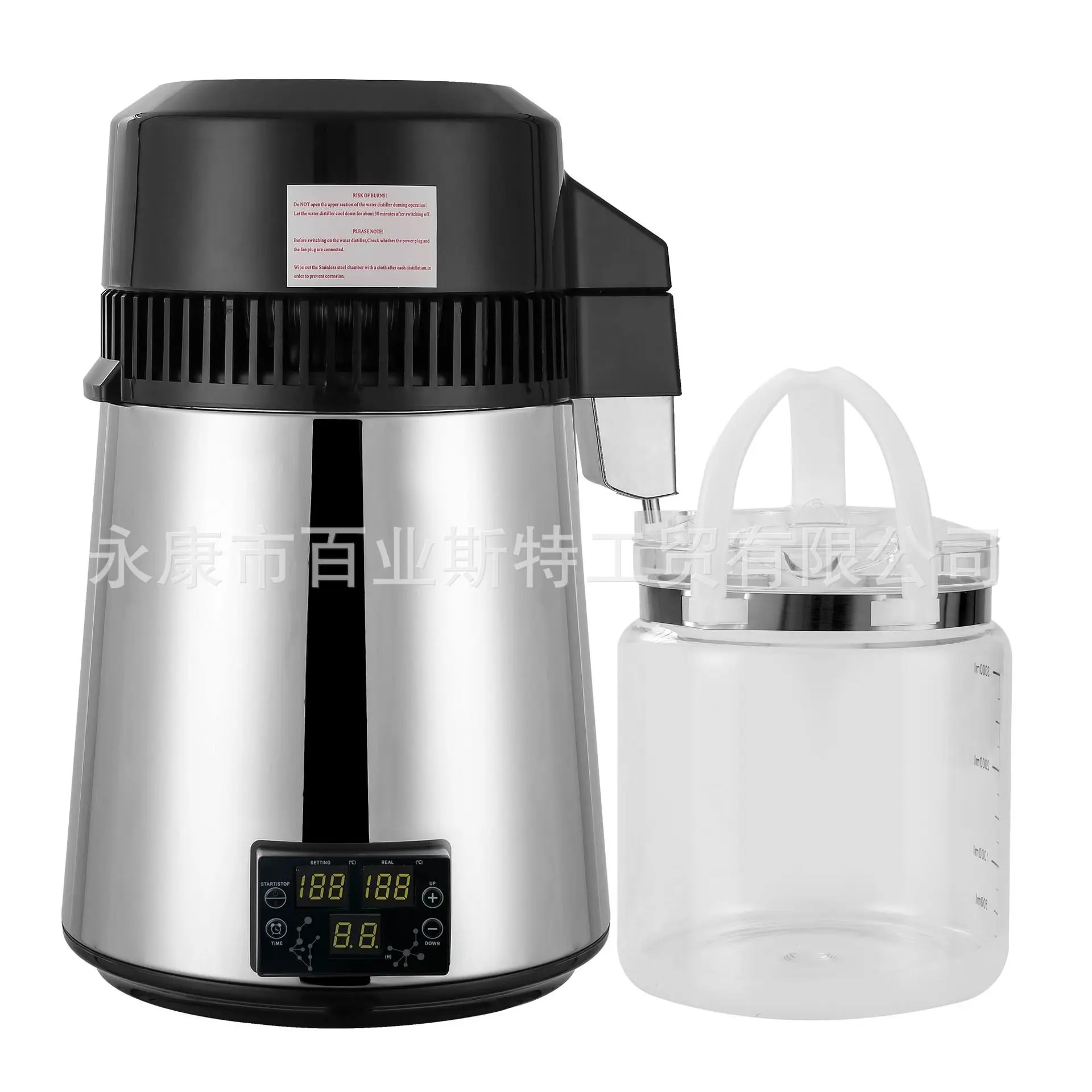 

Многофункциональный дистиллятор, время, постоянная температура, приготовление дистиллированной воды, гидрозоль, отвар, очищенное вино