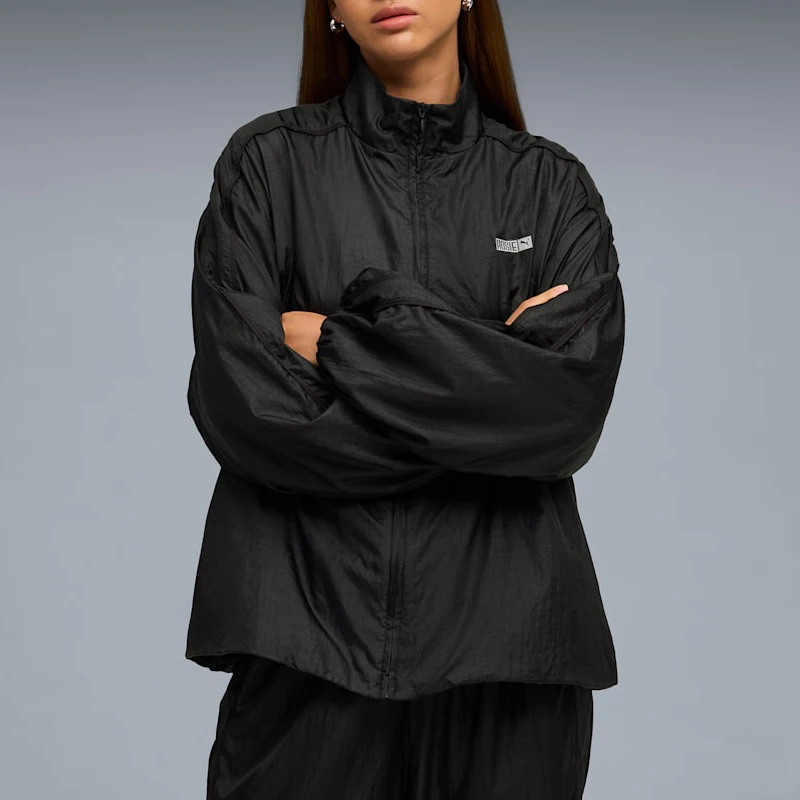 Puma genuine women's outdoor sports loose stand collar jacket jacket 633793-01