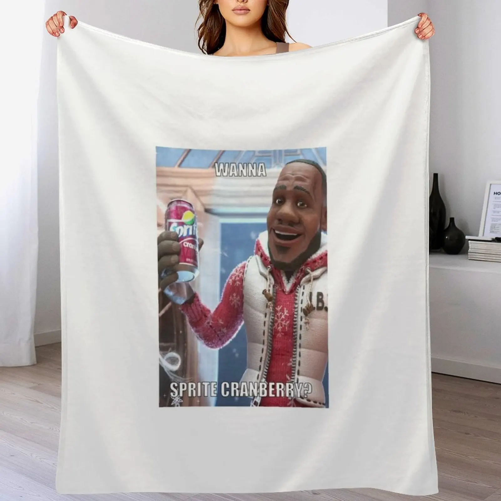 Sprite Cranberry - Wanna Sprite Cranberry? Meme ****TOP ZOZZLE**** Throw Blanket Beautifuls Comforter Nap Summer Blankets