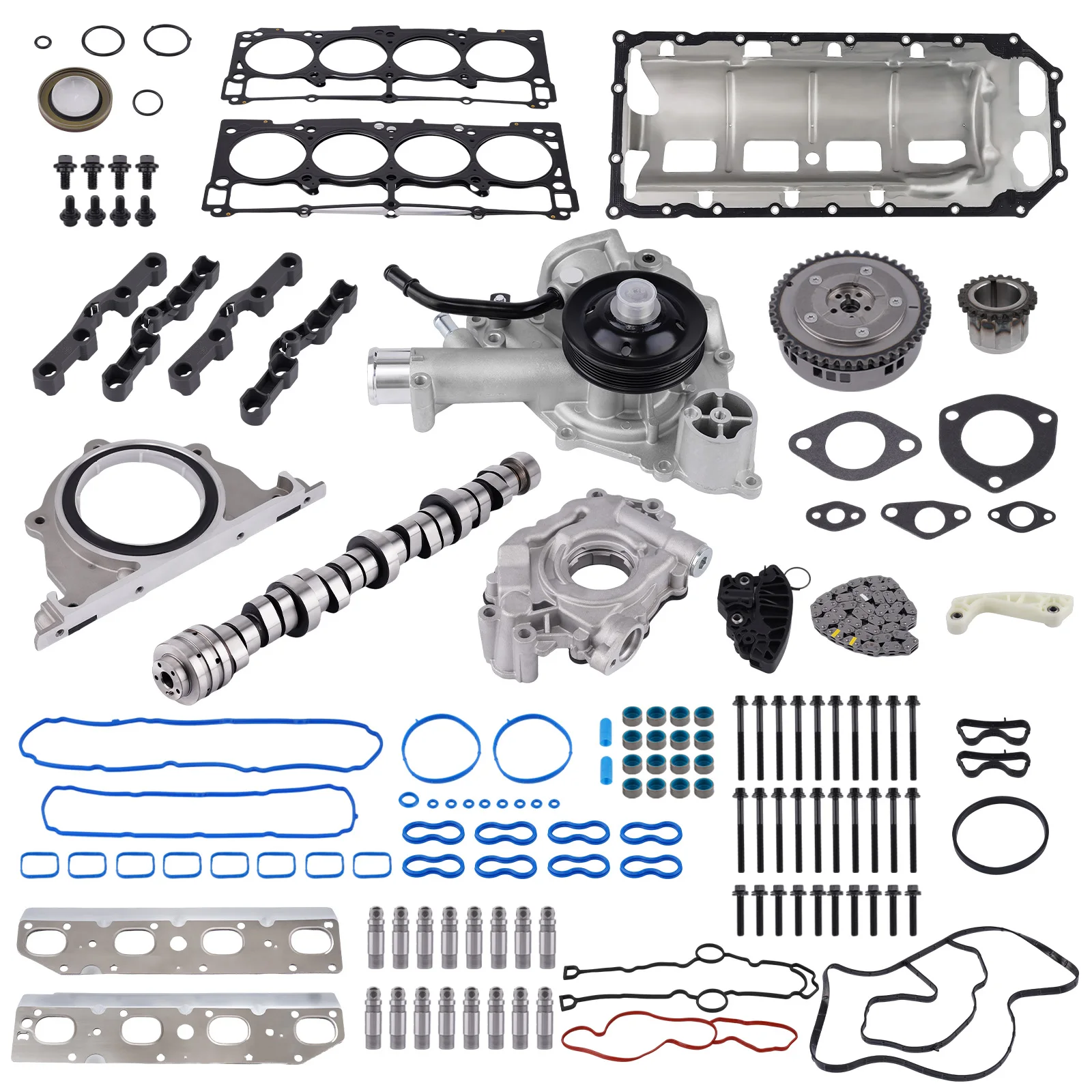 Camshaft & MDS Lifters Install Kit for Dodge Ram 1500 ST / Sport 5.7L V8 11-18 53022372AA  for Chrysler Aspen Limited