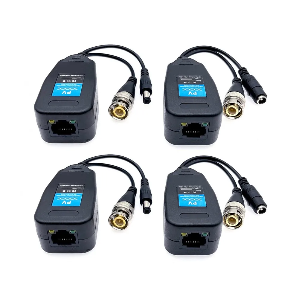 ビデオバラン-rj45-bnc-トランシーバー-トランスミッター-hd-cvi-tvi-ahd-cvbs-dcコネクター付き-1080p-5mp-8mp-cctvセキュリティカメラ用