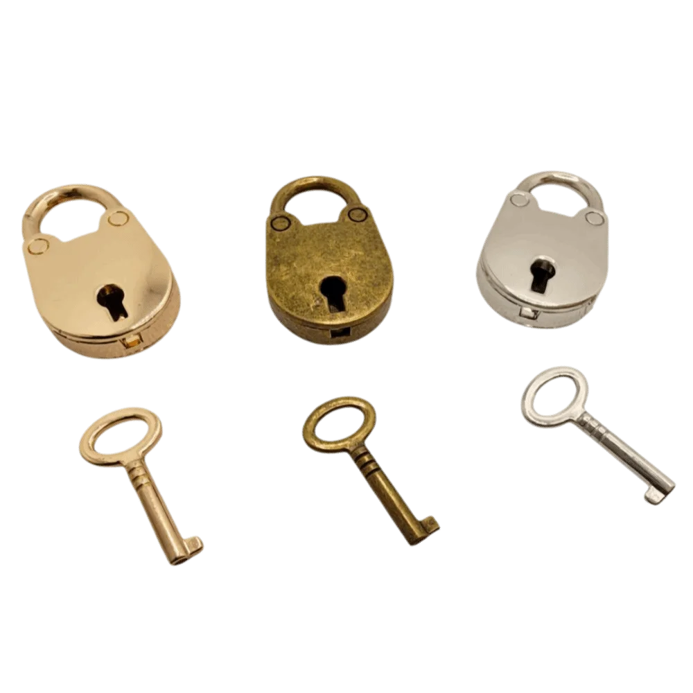 6 Pcs Charming Zinc Alloy Mini Bear Padlocks Archaized Design Lock Body Vintage Padlocks Cute Padlocks For Family