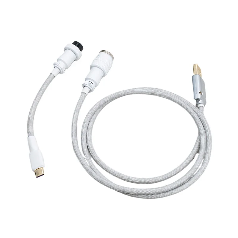 

Color Aerial Plug Separate Customized Data Cable Braided Cable Mechanical Keyboard Cable