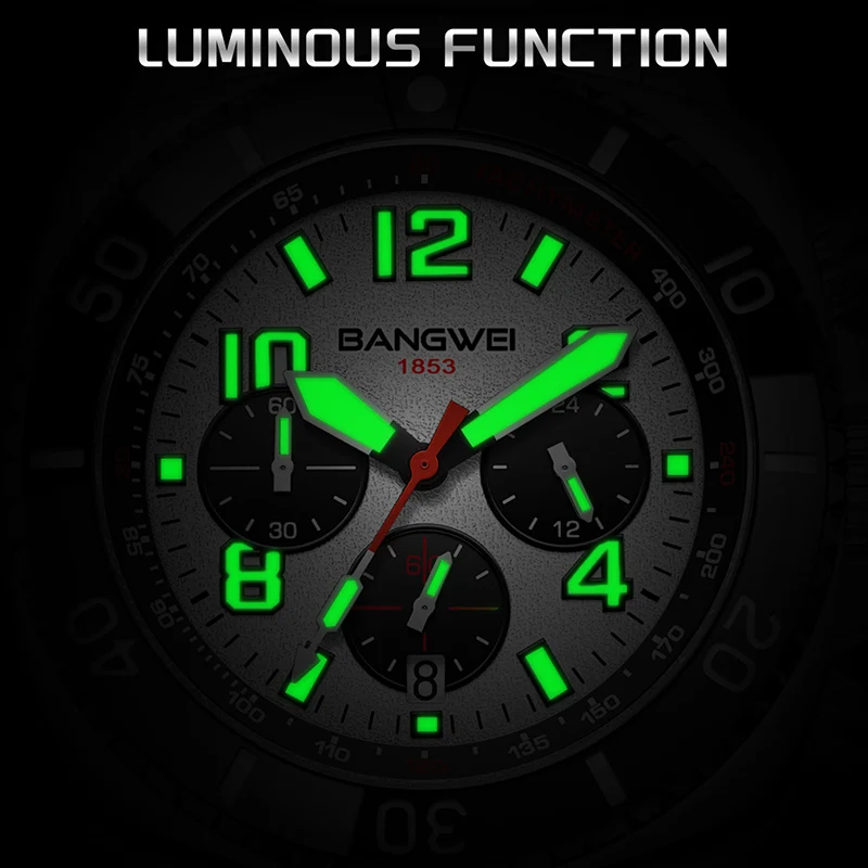 LIGE 2025 ساعة رجالية فاخرة جديدة موضة الأعمال ساعة رجالية عادية رياضية كوارتز ساعة كرونوغراف الذكور مقاوم للماء ساعات للرجال